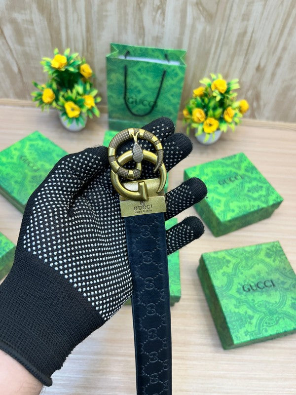 GUCC-I PREMIUM LEATHER BELT