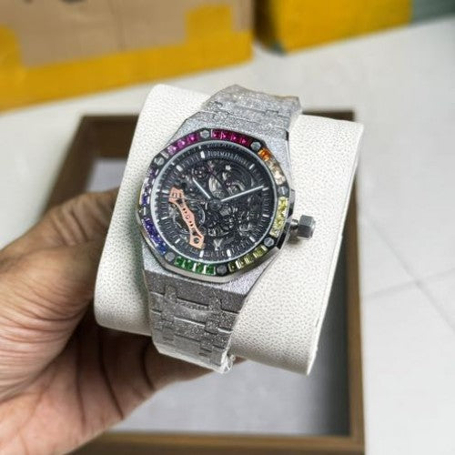 AUDEMAR_S PIGUET ROYAL OAK DOUBLE BALANCE WHEEL DIAMOND BEZEL