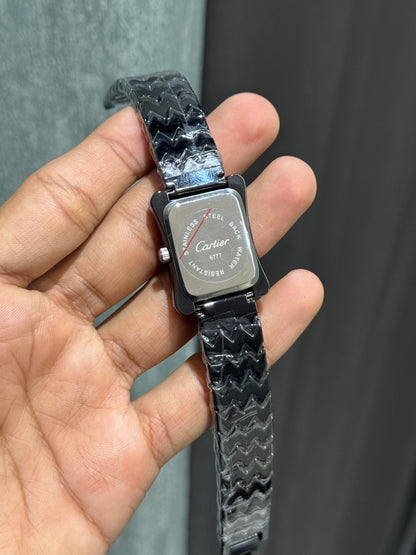 Cartie r All Black Designer Premium Watch