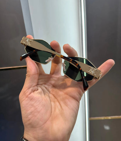 Celin e Gold Tiger Green Designer Premium Shade 598