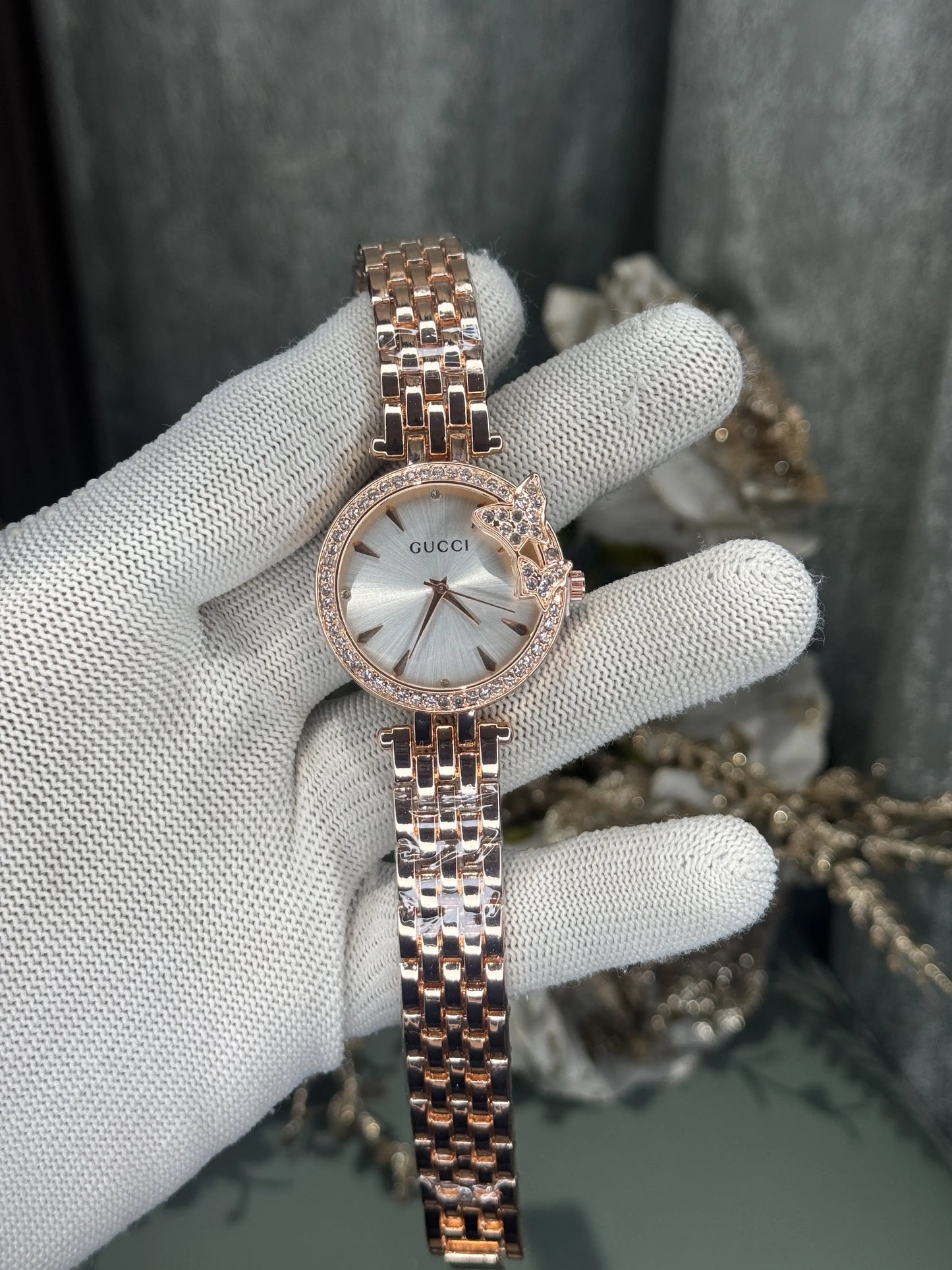 Gucc i Copper White Premium Ladies watch
