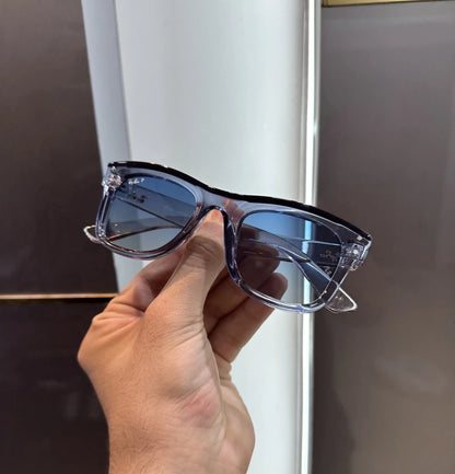 Ray Ban Grey Blue Shaded Lens 502