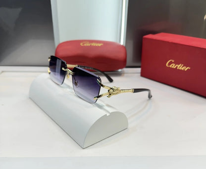 Cartie r Gold Purple Jaguar Premium Shades 033