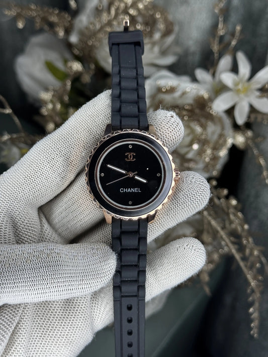 Chane l Paris Copper Black Premium Ladies Watch