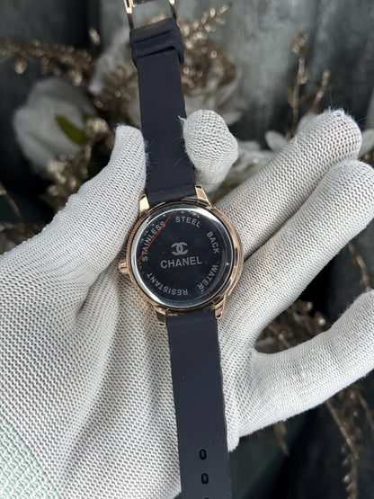 Chane l Paris Copper Black Premium Ladies Watch