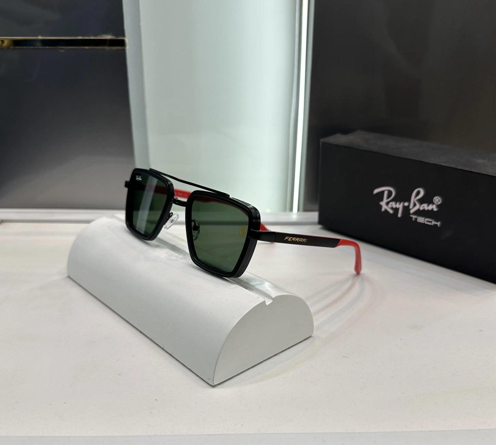 RayBan Ferrar i Green Premium Shades 06