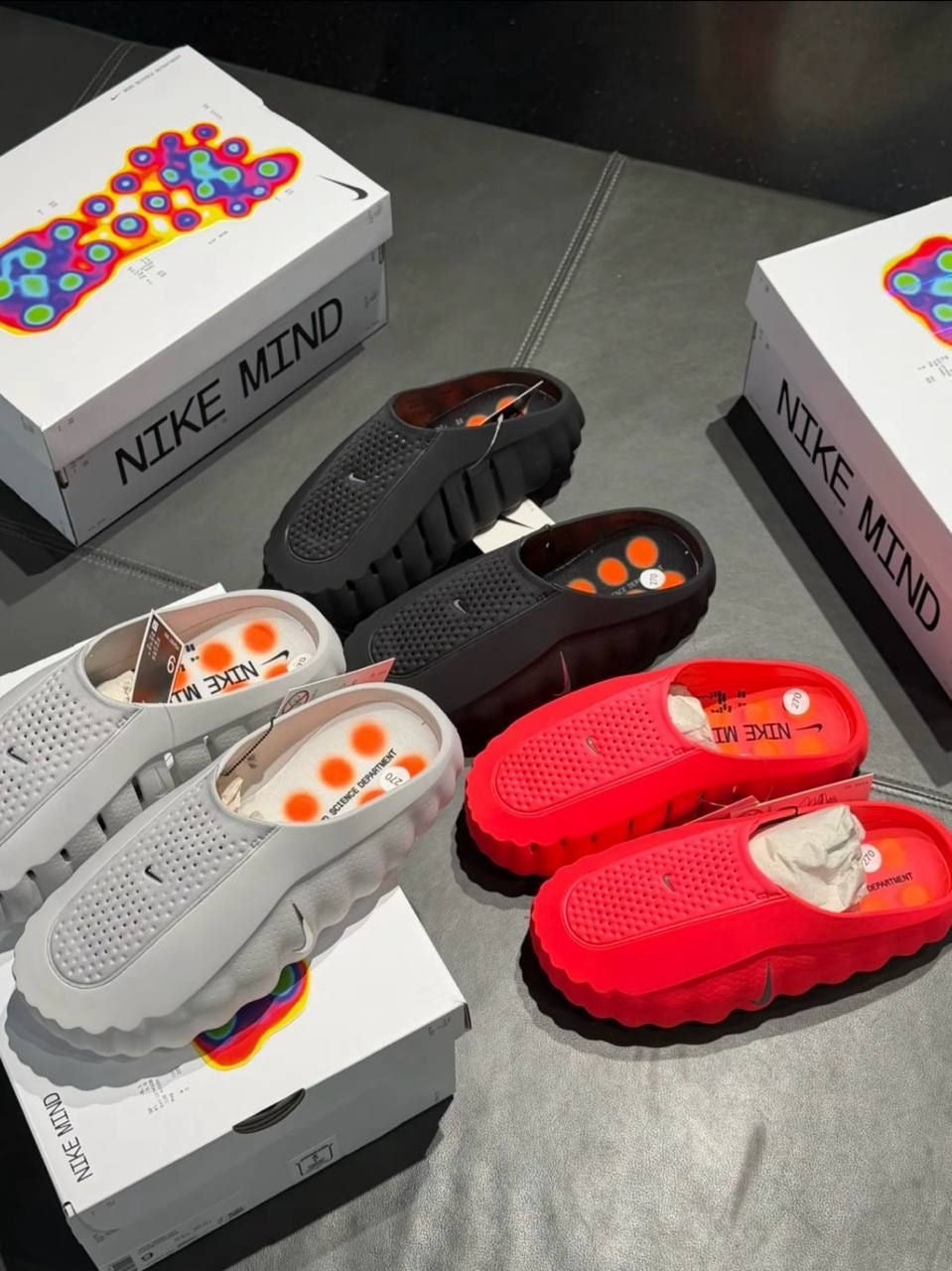Nike Mind 001 Mule 'Light Smoke Grey'