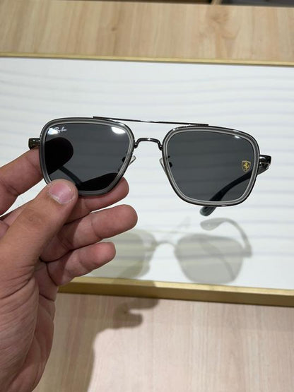 RAY-BAN FERARI EDITION GREY BLACK SHADES