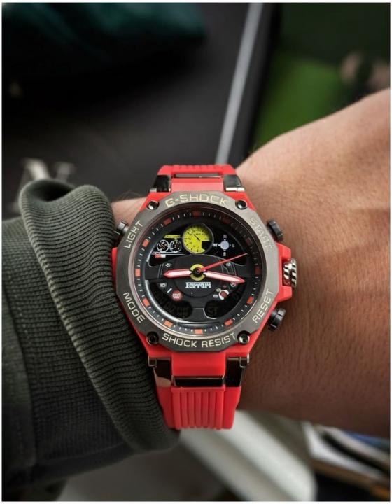 CASIO G-SHOCK FERRAR-I EDITION RED COLOR