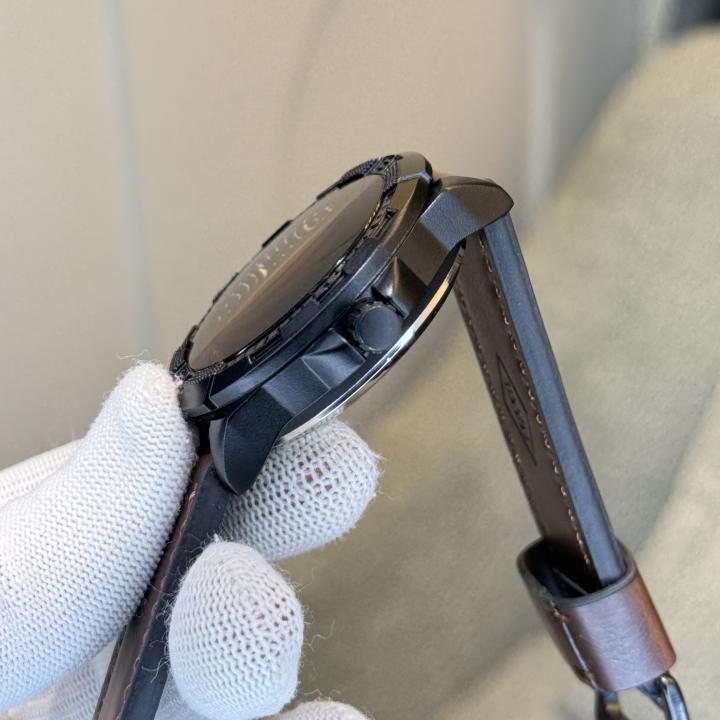 FOSSI-L BRONSON AUTOMATIC LEATHER WATCH