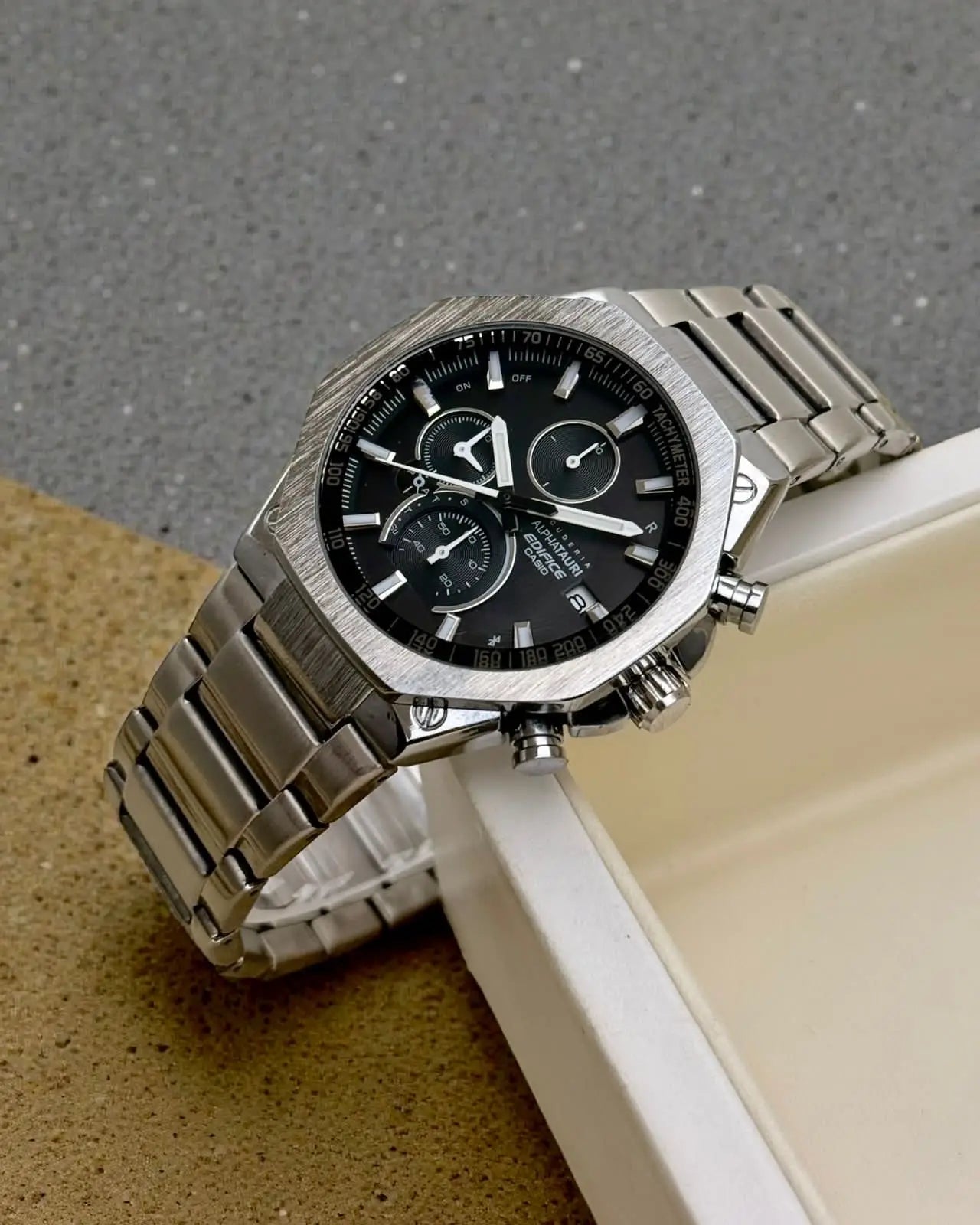 Casi.o Edifice EQB-1100 Silver Black