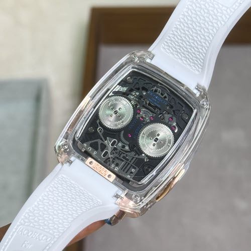 WITH BOX JACO_B Co BUGATTI CHIRON AUTOMATIC SAPPHIRE ROSEGOLD BODY