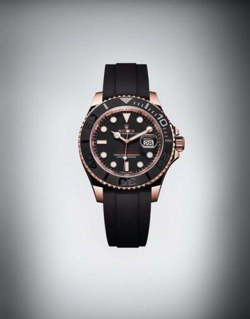 ROLE_X YATCH MASTER BLACK ROSE GOLD SILICONE